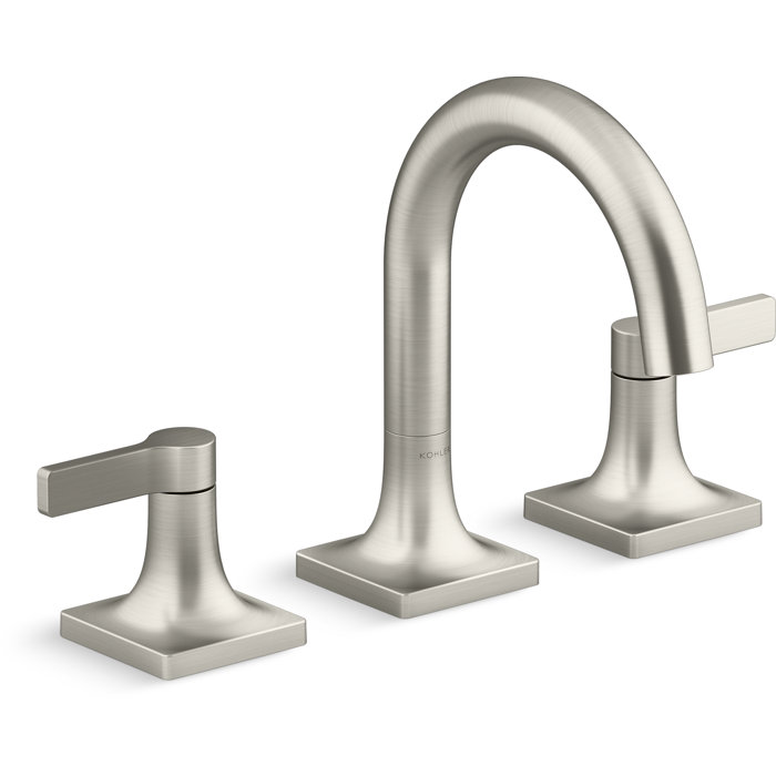 Kohler Venza Widespread Bathroom Sink Faucet, Three-Hole Bathroom ...